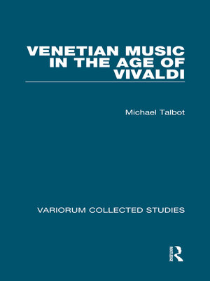 cover image of Venetian Music in the Age of Vivaldi
